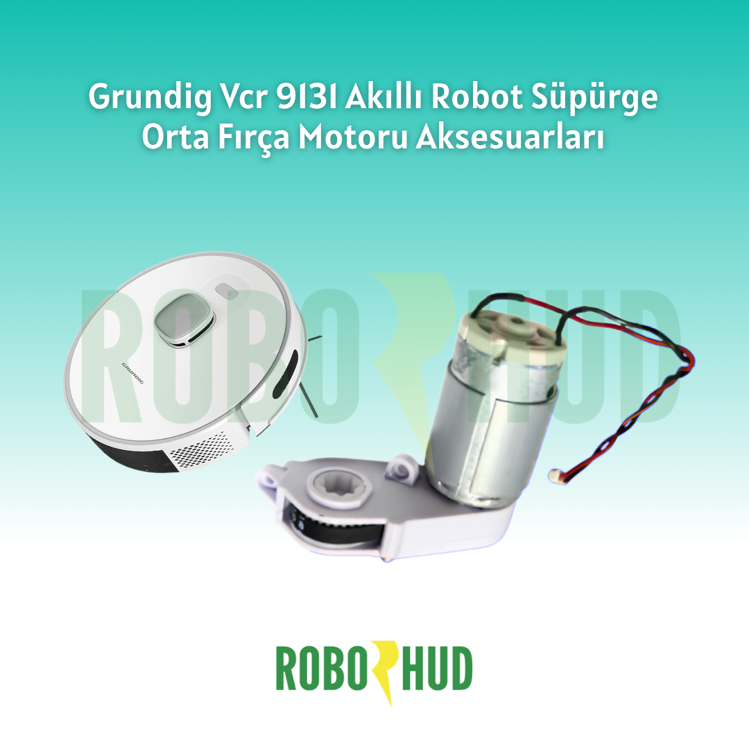 Grundig VCR 9131 Robot Süpürge Orta Fırça Motoru